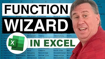 Excel - Entering Functions using the Function Arguments Dialog - Episode 409