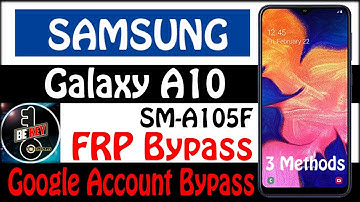 How to Possibly bypass google account on Samsung A10 ( SM-A105F ) frp bypass Updated Methods