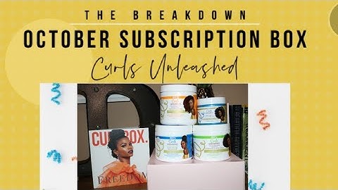 CURLBOX October 2019: ORS Curls Unleashed