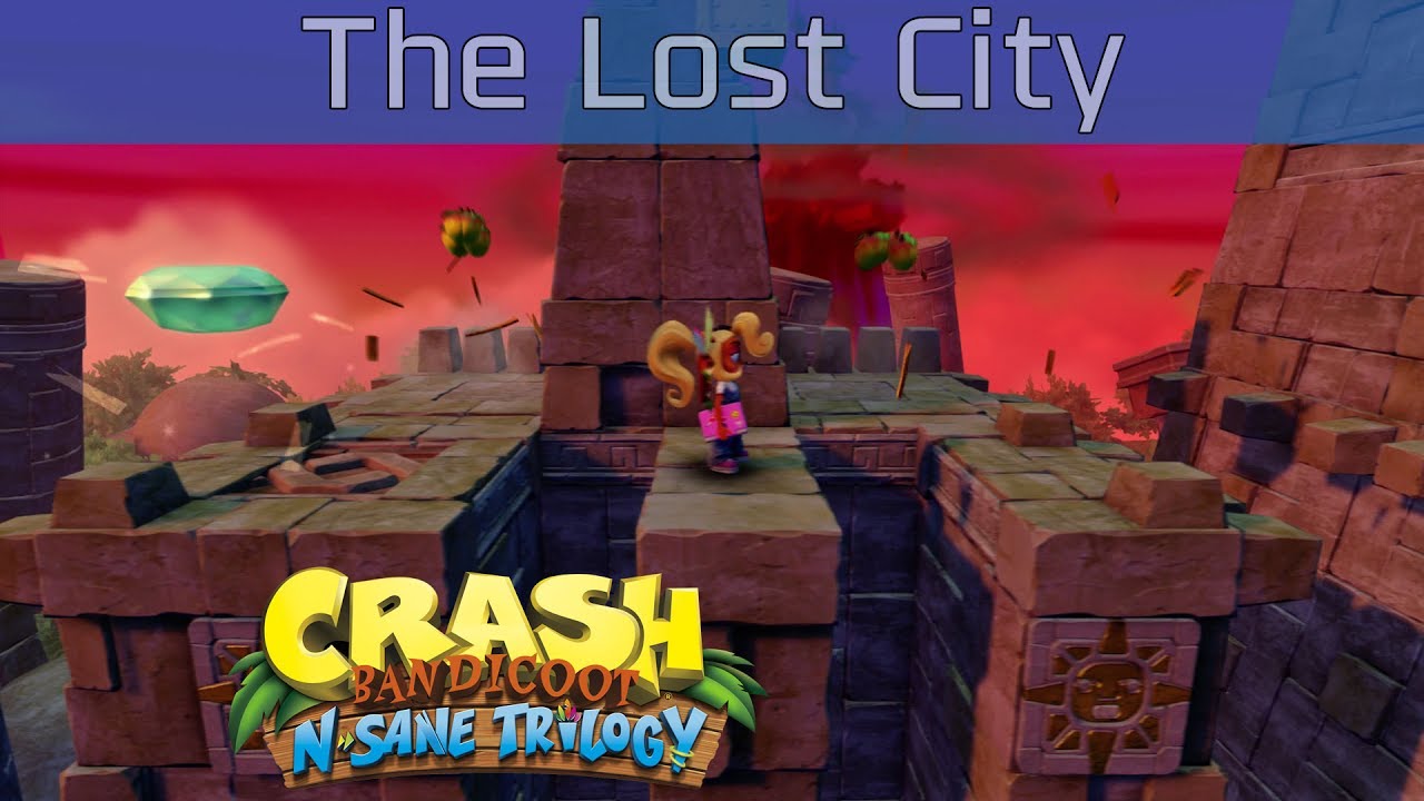 Crash Bandicoot The Lost City Grüner Edelstein Crash Bandicoot N. Sane Trilogy - The Lost City 100% Gems Walkthrough