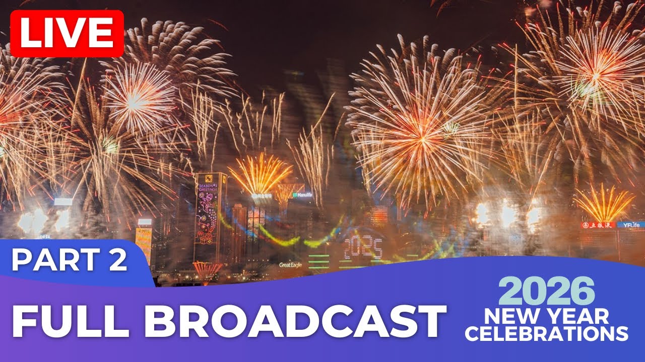 🔴 LIVE: New Year 2026 Celebrations | Fireworks Around The World | Part ...
