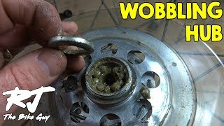 fixing a wobbling rear wheel hub