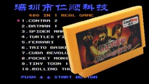 400 in 1 CoolBoy Game Cartridge review for Nintendo Famicom