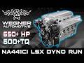 Wegner Automotive NA 441CI LSX debuts "ALL NEW" Wegner Intake on DYNO