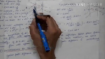 Lecture 13 (3rd Semester) - Interference by transmitted light in thin films