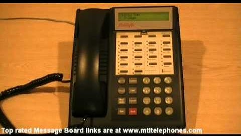 How to Program Time / Date on Avaya Partner ACS Telephone System