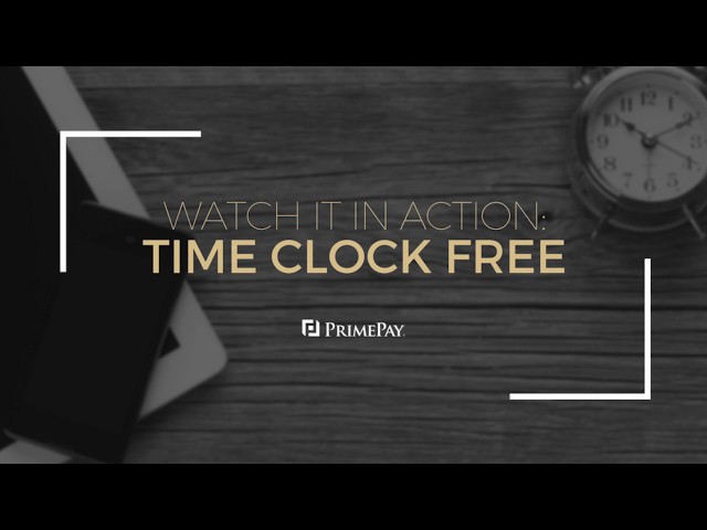 PrimePay's Time Clock Free: Demo