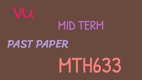 MTH633|Group theory|Past Papers|Subjective