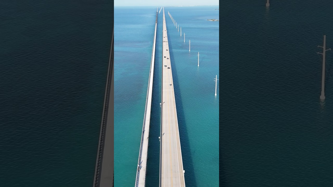 Drone Footage of the Seven Mile Bridge | Key West Florida