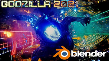 Godzilla 2021 | Blender Test Animation