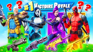 Skin XFORCE Aléatoire CHALLENGE ! Défi FORTNITE Battle Royale