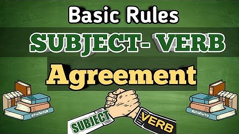 SUBJECT- VERB AGREEMENT | BASIC RULES | ENGLISH GRAMMAR | Yourdaisteny - DayDayNews