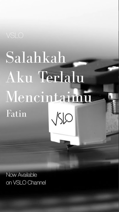 VSLO: Fatin - Salahkah Aku Terlalu Mencintaimu (Lyrics) | Vinyl Mode & Rain Ambiance #shorts