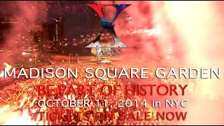 X Japan - Madison Square Garden - Oct 11, 2014 (announcement)