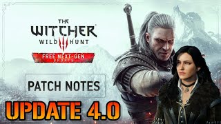 The Witcher 3: Next-Gen Update Is Amazing! New Missions, Release Times \& More (Patch Notes)