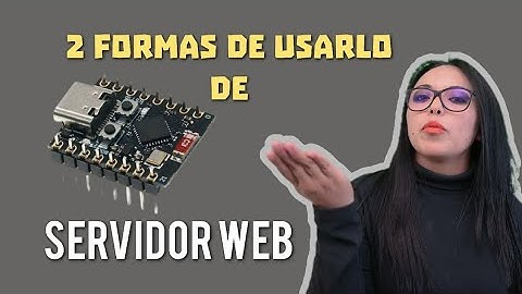 2 maneras de crear un servidor WEB