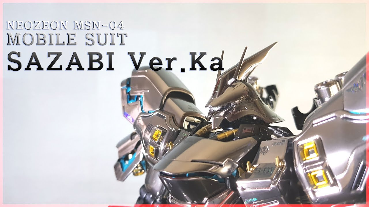 [NORI tv]MG #SAZABI Ver.Ka chrome painting / MG #사자비 Ver.Ka 크롬 도색