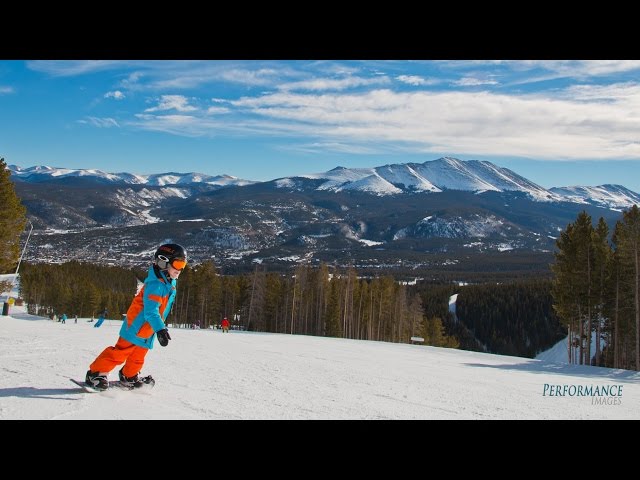 Gunnar - 4 year old snowboarder at Breckenridge and Copper 2015