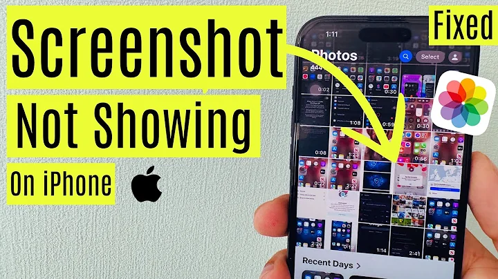 Fix Screenshot Not Showing in gallery Photos app on iPhone in iOS 18 & Screen Recording (2025)