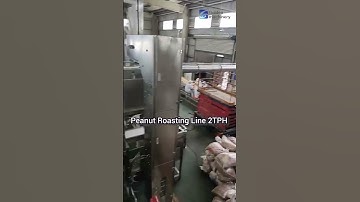 Peanut Roasting Production Line 2TPH Nut Roasting Equipment from GOLDENMACHINERY