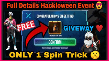 Hackloween Store | Free fire New hackloween Store | Only 1 spin trick 😱 | Mafia Mp gaming