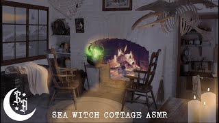 Sea Witch Cottage Ambience Asmr Thunder And Lighting, Ocean Waves, Sea Monster Sounds & More