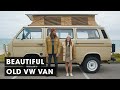 Couple turn old vw van into a beautiful home on wheels