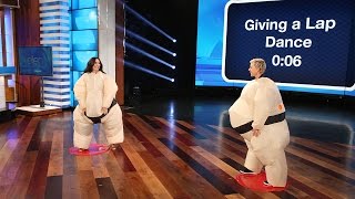 Ellen and Demi Lovato Play Su'Move It, Move It!