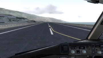 P3D | La Palma Visual Approach Runway 01 | QualityWings 757