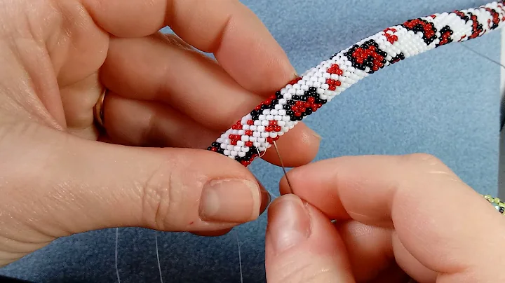 Replacing a bead: how to break and stitch a new be...