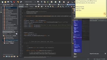 Java programming tutorial with Official Hord - Java Reports with IText Library [Adding Table]