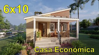 Casa Económica de 6x10 metros