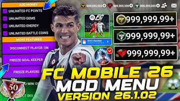 FC MOBILE MOD MENU V26.1.02 ✅ Unlimited Money, Fc Points - FC Mobile Mod Menu | Fc Mobile Mod Apk