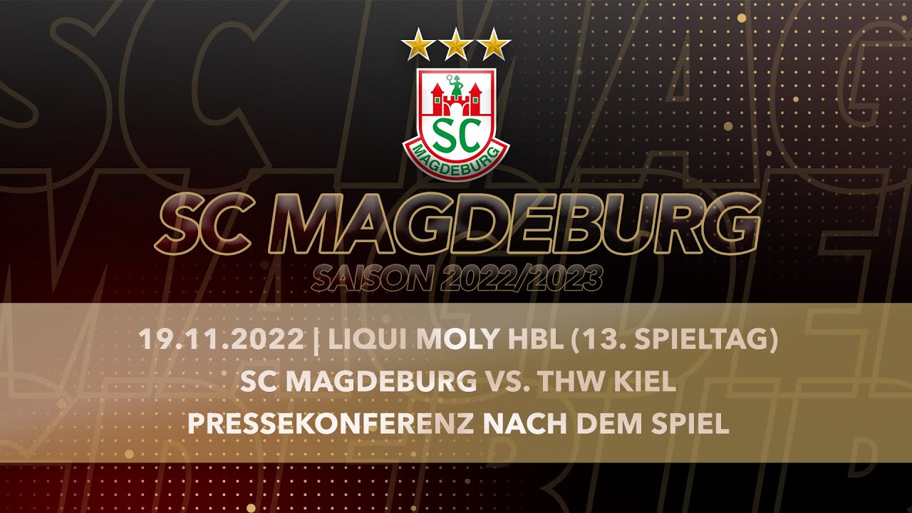 Pressekonferenz SC Magdeburg vs