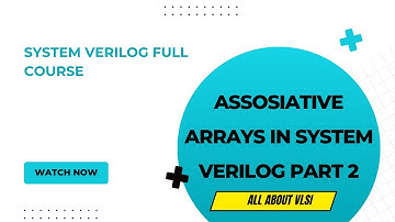 Built in functions of Associative arrays in system verilog || System verilog full course ||