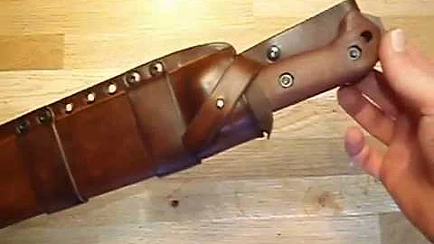 Kabar Becker BK 9 Technical Leather Sheath