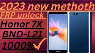 how to unlock frp honor 7x bnd-l21/howto bypass honor 7x bnd-l21