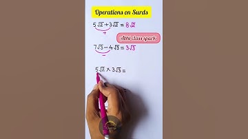 Operation on Surds | rules of surds with examples | surds explained #surds #mathstricks