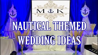NAUTICAL THEMED WEDDING IDEAS | ROYAL BLUE DECORATION | EVENTO | Jara Burlaza
