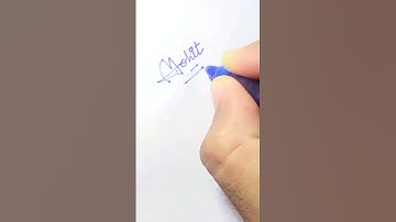 calligraphy writing name is Mohit #handwriting #calligraphy #thehandmadens #handicraft #signature