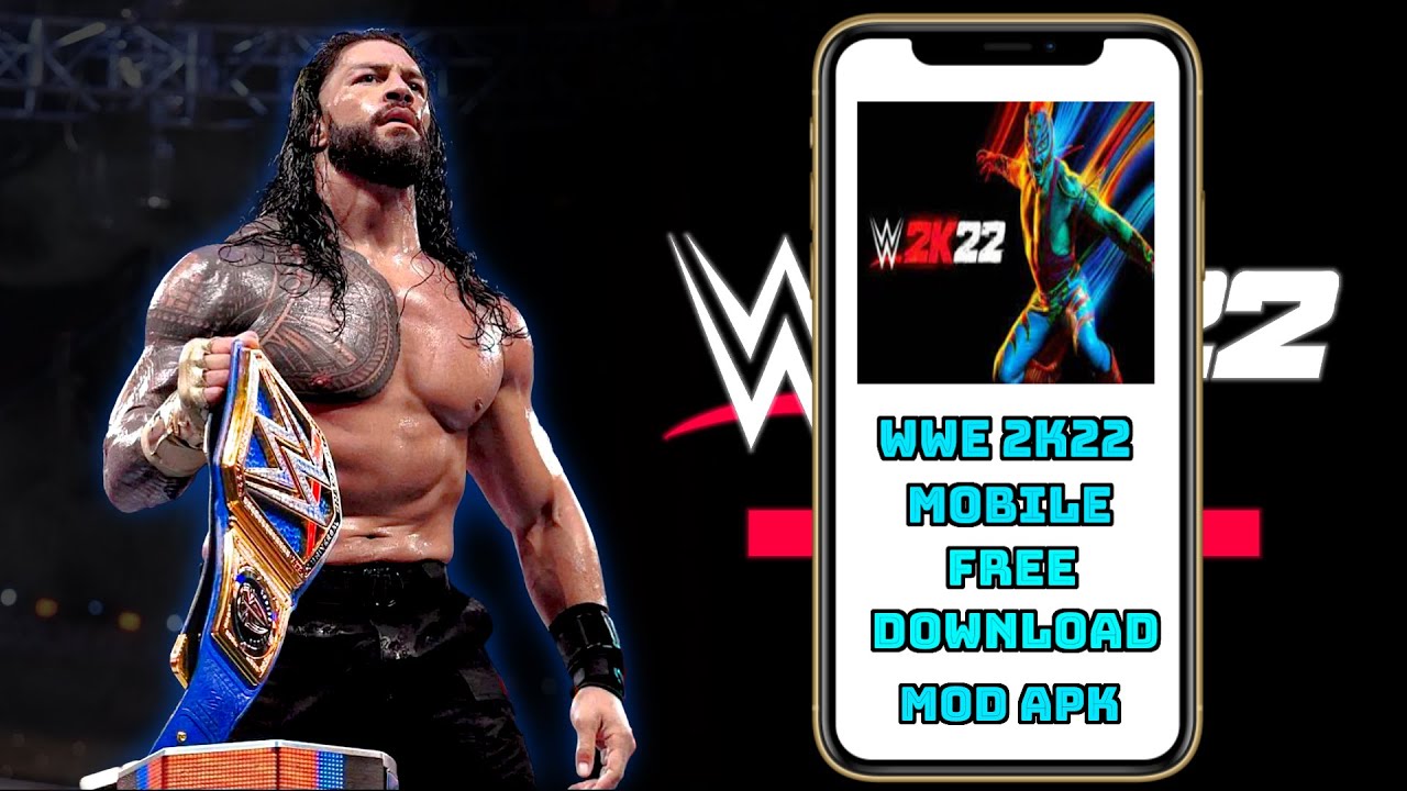 WWE 2k22 mobile free download For ios and android 😍 How to play wwe 2k22  mobile 