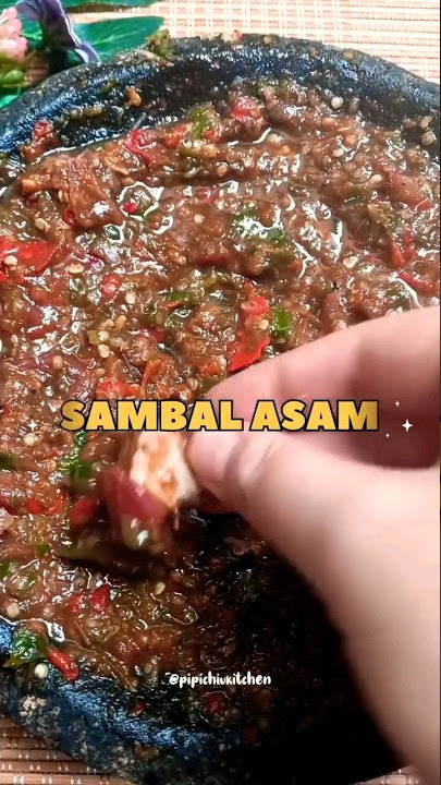 RESEP SAMBAL ASAM SAMBAL IKAN BAKAR IKAN GORENG #resepsambal