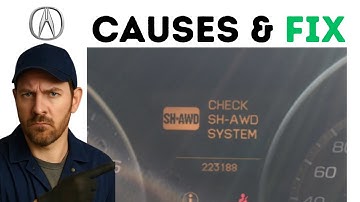 Acura "CHECK SH-AWD SYSTEM" Warning (Causes & Quick Fix)