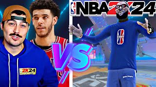 I PLAYED AGAINST STEEZ & LONZO BALL IN THE PARK NBA 2K24!