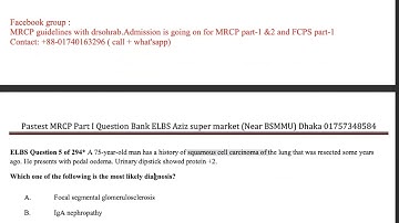 1st class of Nephrology // Q 1-60