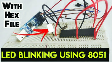 LED Blinking Using 8051 microcontroller_Scepter Tech