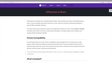 React vs Preact Tutorial 2019