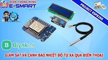 Giám sát và cảnh báo nhiệt độ từ xa qua điện thoại - sử dụng esp8266 và cảm biến nhiệt độ ds18b20