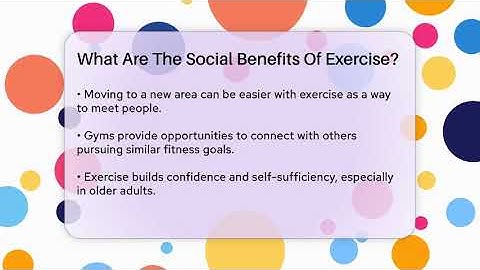 What Are The Social Benefits Of Exercise? - The Personal Growth Path