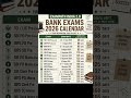 Bank Exams Calendar 2026 Out: Exam Dates & Countdown for SBI, IBPS, and RRB PO/Clerk #bank #shorts
